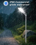 JAYNLT X-10000W Solar Street Lights,6500K Commercial Parking Lot Light Dusk to Dawn Dusk to Dawn,IP68 Waterproof Flood Security Street Lights Motion Sensor for Parking Lot,Road