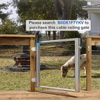 10 Pairs Left&Right Handed Thread Lag Screws for 1/8" Decking Cable Railing Kit/Hardware, Non-Turnbuckle System, Silver