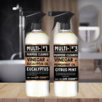 Lux Clean Multi-Purpose Cleaners, Vinegar with Eucalyptus and Peppermint | 32 Fl Oz Bottles, Pack of 4 | Home and Body Company