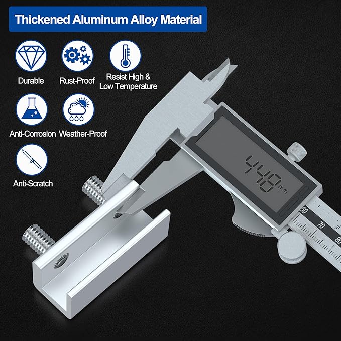 RELIANCER 8 Sets Sliding Window Locks,Aluminum Security Door Window Stoppers,Adjustable Safty Windows Lock for Horizontal & Vertical Fenster Doors,Child Proof Slider Windows Blocker for Home Safety