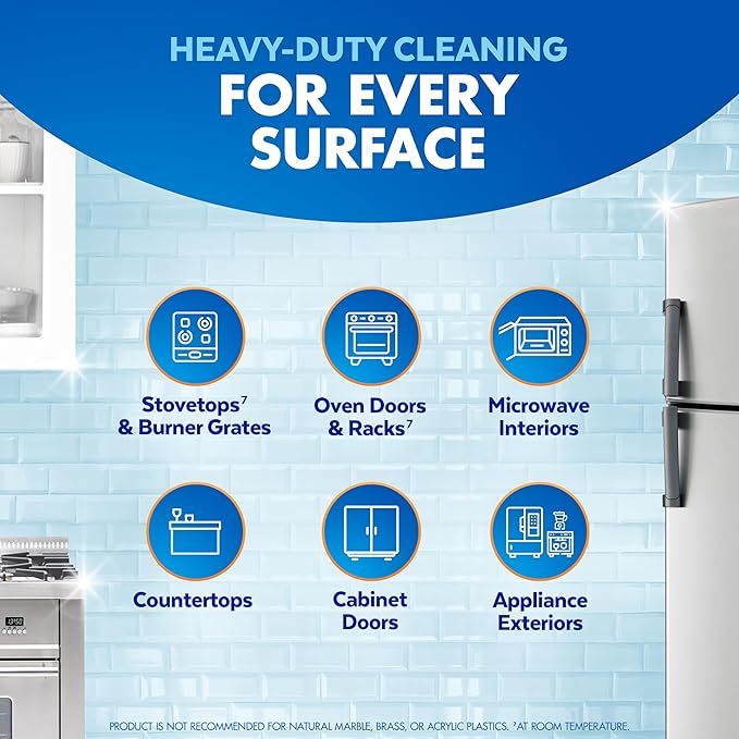 Lysol Pro Kitchen Spray Cleaner and Degreaser, Antibacterial All Purpose Cleaning Spray for Kitchens, Countertops, Ovens, and Appliances, Citrus Scent, 22oz