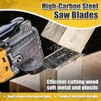 30PCS Oscillating Tool Blades, Professional Universal Titanium Oscillating Saw Blades Multitool Blades Kits for Wood Plastics Metal, Dewalt Ryobi Fein Milwaukee（2 titanium blade 28 wood blades）