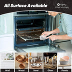 Orighty 24 Pcs Multipurpose Wire Dishwashing Rag, Non-Scratch Wire Dish Cleaning Cloths for Wet and Dry, Reusable Steel Scrubber for Kitchen, Powerful Dishcloth Rag for Cookware, Dish, Stove-7"x8"