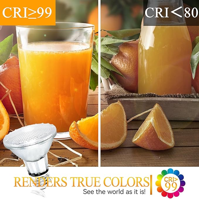 PAR20 39W Halogen Flood Light Bulbs 12PCS, 120V, E26 Medium Base, 2700K Warm White Dimmable for Indoor Spotlight, Range Hood Recessed Light Bulbs