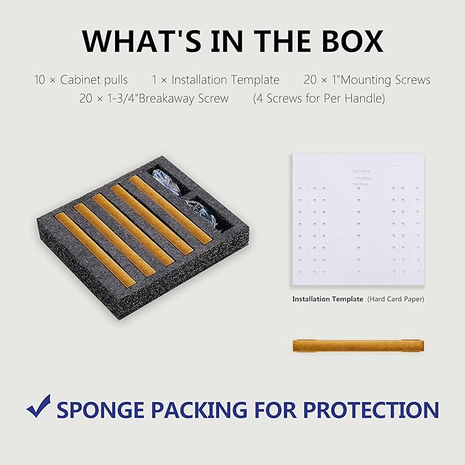 10 Pack 6 Inch Length|5 Inch(128mm) Hole Center Antique Brass Kitchen Cabinet Handles, Cabinet Pulls Kitchen Cabinet Hardware, Cupboard Pulls, Drawer Handles