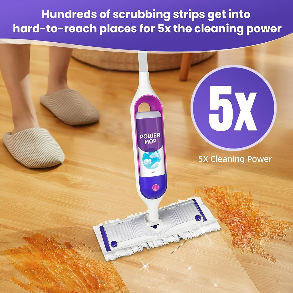 15 Pack Power Mop Pad Refills for Swiffer PowerMop Multi-Surface Mop, Powermop Multi-Surface Mop Pad Replacement Kit