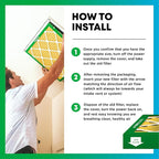 Filterbuy 14x18x1 Air Filter MERV 11 (MPR 1200) Allergen Defense Replacement (4-Pack), Electrostatic Pleated HVAC AC Furnace Filters, Made in USA (Actual Size: 13.50 x 17.50 x 0.75)