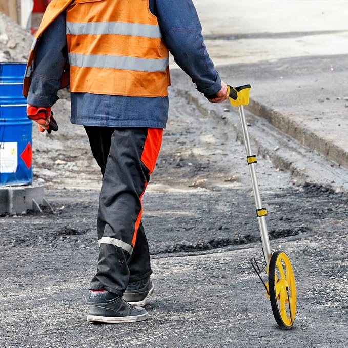 Zozen Measuring Wheel Digital Display High Precision, Premium Measure Wheel with Backlit Display, Multifunction-Metric/Imperial/Hold/Save/Memory etc.