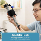 Toilet Tank Replacement Kit 2-Pack - Complete Parts: Universal Toilet Fill Valve and 2" Toilet Flapper Repair Kit - Toilet Flush Repair Kit - Efficient Flush System - 7.8Lx5.9Wx5.5H in