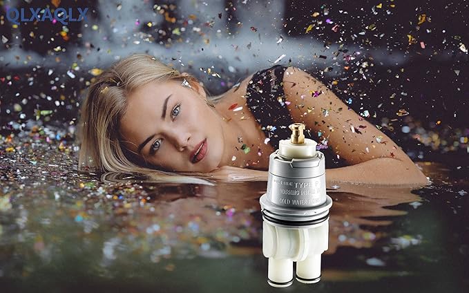 RP46074 Shower Cartridge for Shower and Tub 13/14 Series, Monitor Shower Parts,Single-handle MulitChioce Universal Valve Cartridge Assembly Water Cartridge