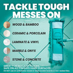 Uncle Todd's Ultra Concentrated Floor Cleaner For Mopping: 30 Natural, 100% Dissolvable Sheets for Mopping – Hardwood & Wood Floor Cleaner with Filth-Fighting Enzymes, Plastic-Free Packaging