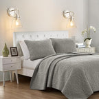 Wall Sconces 2 Pack Modern Vanity Light Fixtures for Bathroom Nickel Wall Mount Lighting Lamp Hardwired Farmhouse Wall Lights with 6 Inch Clear Glass Shade for Bedroom Living Room Mirror