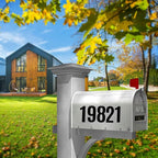 10 Sheets Vinyl House Numbers - 3 inch Waterproof Mailbox Numbers, Self-Adhesive Stickers for Mailbox, Cars, Boats, Windows, Door and Apartments(Black,3 inch)