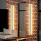 Aipsun LED Outdoor Wall Light Fixtures, Black Exterior Sconces 3000K,23.6inch Modern Porch Patio Wall Light Fixture for House Courtyard Balcony Porch(1 Pack)