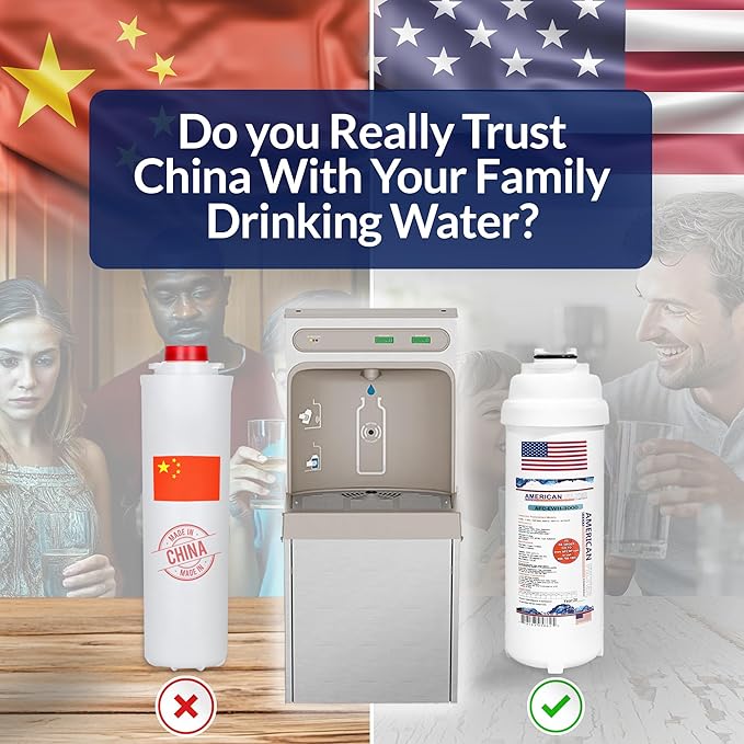 American Filter Company®, water filter, Model # AFC-EWH-3000, Compatible with Elkay(R) Halsey-Taylor(R) WATERSENTRYPLUS(R) Water Fountain Station Fillers HWF172