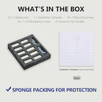 10 Pack Kitchen Cabinet Knobs, Brushed Satin Nickel Dresser Drawer Knobs and Pulls for Bathroom Cabinets