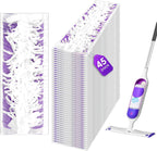 (45 Pack) PowerMop Replacement Power Mop Pads for Swiffer PowerMop, Disposable PowerMop Mopping Pad Refills Compatible with Swiffer PowerMop, Multi-Surface Mop Pad Refills for Floor Cleaning