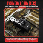 Heavy Duty 6 in 1 Multipurpose Emergency Trauma Shears Scissors with Holster - Outdoor Camping Rescue Tools with Glass Breaker & Strap Cutter Stainless Steel Foldable Scissors Pliers Silver