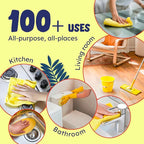 Originally Yellow Lemon Distilled White Vinegar For Cleaning Purpose | USA Made All Purpose Cleaner | Use as Glass, Kitchen & Floor Cleaner | Plant Derived Cleaning Vinegar Gallon in 2 pack | 128 Oz