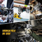 Cordless Impact Wrench 1/2 inch Compatible with Dewalt Battery: 1700FT-LBS High Torque Impact Wrench Heavy Duty Tool - Brushless Electric Impact Gun Includes LED Work Light - Bare Tool Only