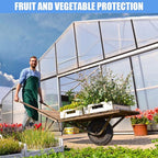 5 Pieces Plastic Drop Sheets for Painting, Waterproof and Dust-Proof Clear Cloth for Furniture Cover, 9x12 Feet Tarps