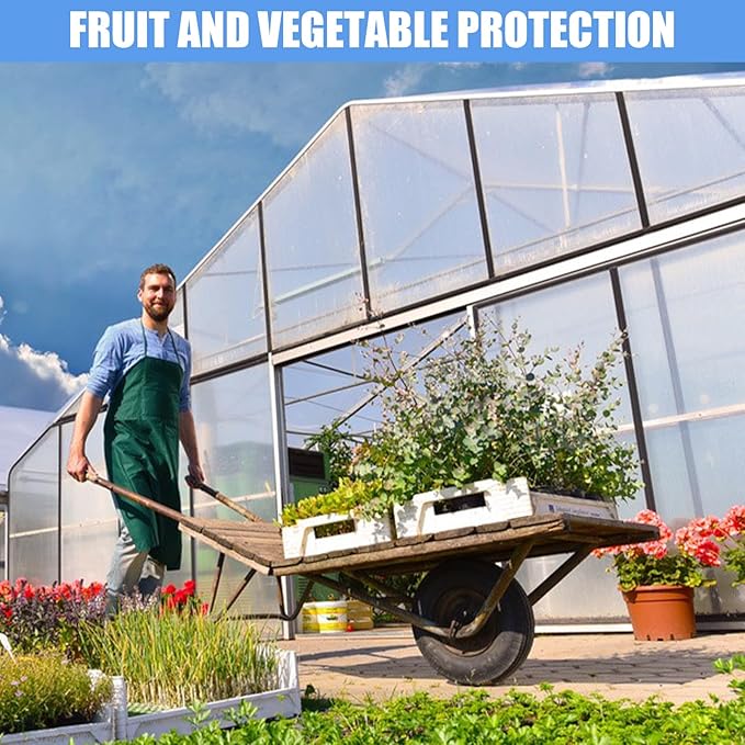 5 Pieces Plastic Drop Sheets for Painting, Waterproof and Dust-Proof Clear Cloth for Furniture Cover, 9x12 Feet Tarps