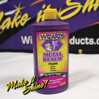 Wizards Metal Polish Cream Metal Renew - Cleans, Shines and Protects All Metals - Cream Fast-Cut Polish and Stainless Steel Cleaner - High Gloss Metal Polish - 32 oz