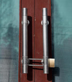 Solid Brass Outdoor Padlocks, 2 inch Wide Body, 4 Pack Keyed Alike Locks with Removable Adjustable-Length Shackle