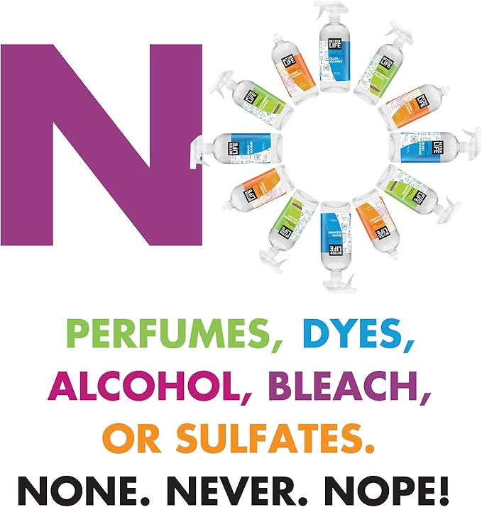 Better Life All Purpose Cleaner - Multipurpose Home and Kitchen Cleaning Spray for Glass, Countertops, Appliances, Upholstery & More - Multi-surface Spray Cleaner - 32oz (Pack of 2) Unscented