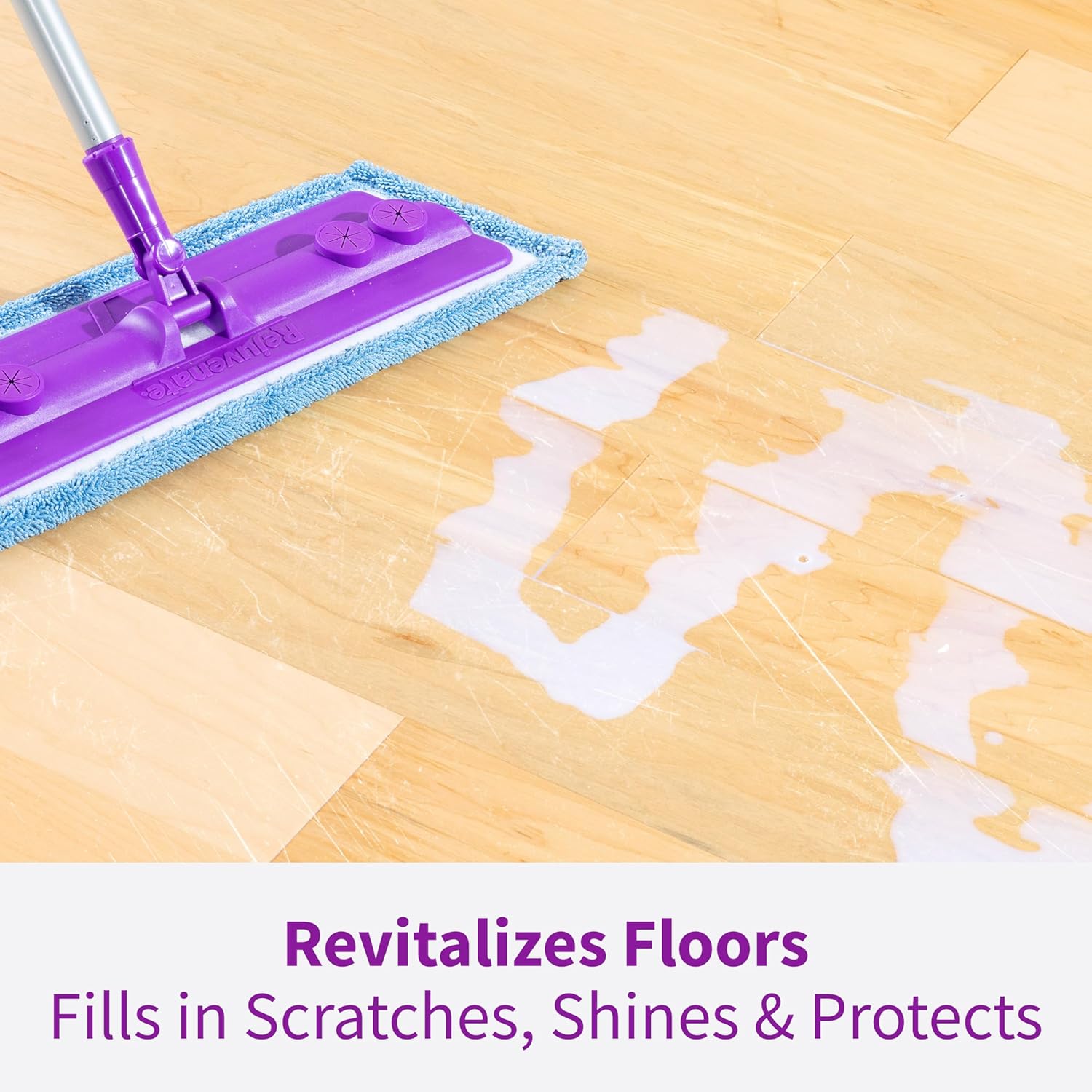 Rejuvenate All Floors Restorer Fills Scratches, Shines And Protects All Floor Types, Including Hardwood, Laminate, Vinyl And Tile, 1 Gallon, 2 Pack