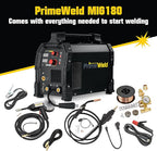 PrimeWeld MIG180 Mig Welder, 180 Amp Wire Feed Welding Machine With Dual Voltage 220v, 110v