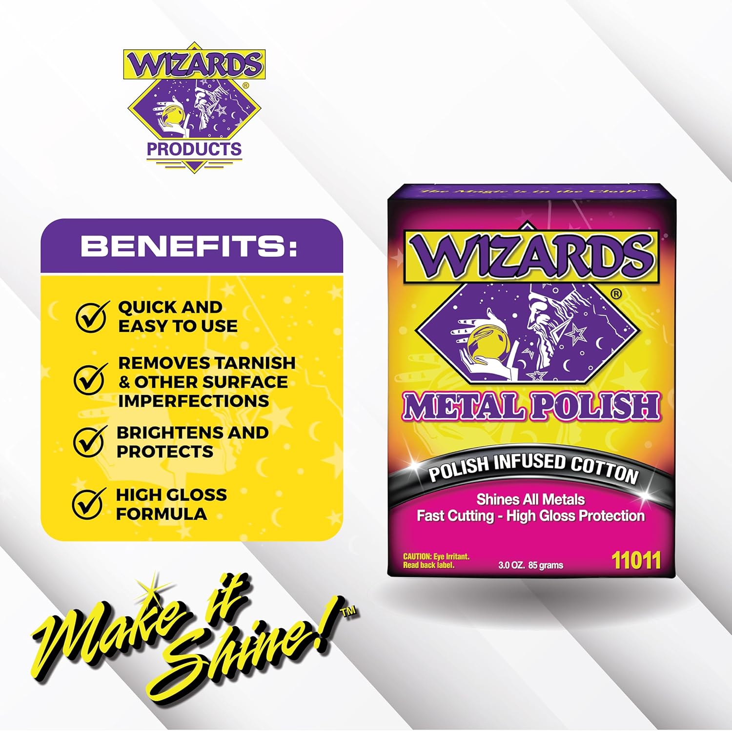 Wizards Metal Polish_Silver, Brass, Stainless & Aluminum Car Care 3oz-wt_11011