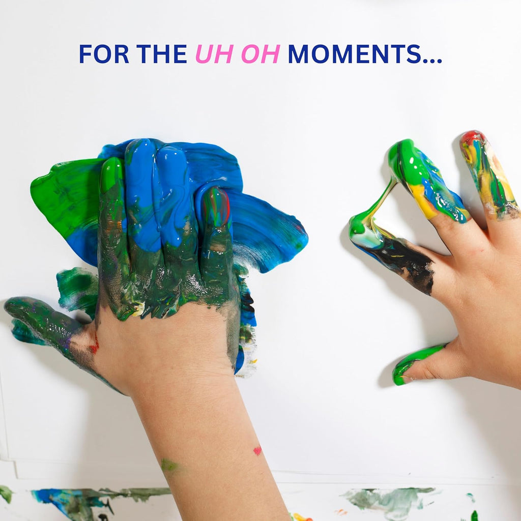 Wall Cleaner Spray - Effective on Painted Walls & Baseboards | Kitchen Cabinet Cleaner | Made in USA | Family & Pet Friendly | Must-Have for Parents & Teachers (24oz.)