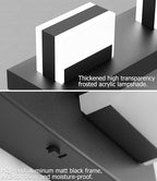 SOLFART 5 Color Temperature Adjustable Modern Vanity Light6 Lights Black Bathroom Light FixturesIndoor LED Bar Lighting 5 Color Temperature Adjustable 5CCT