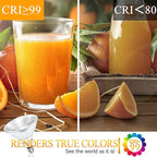 PAR38 Halogen Flood Light Bulbs 2 Pcs, 90W Equivalent, 120V, E26 Base, 2700K Warm White Light for Indoor and Outdoor