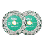 Tile Saw Blade 4-1/2" Diamond Blade 2pcs 115mm for Cutting and Grinding Ceramic Tile Porcelain Marble Granite