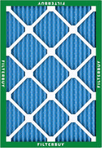 Filterbuy 20x24x1 Air Filter MERV 13 (MPR 1900) Health Defense Replacement (4-Pack), Electrostatic Pleated HVAC AC Furnace Filters, Made in USA (Actual Size: 19.38 x 23.38 x 0.75)