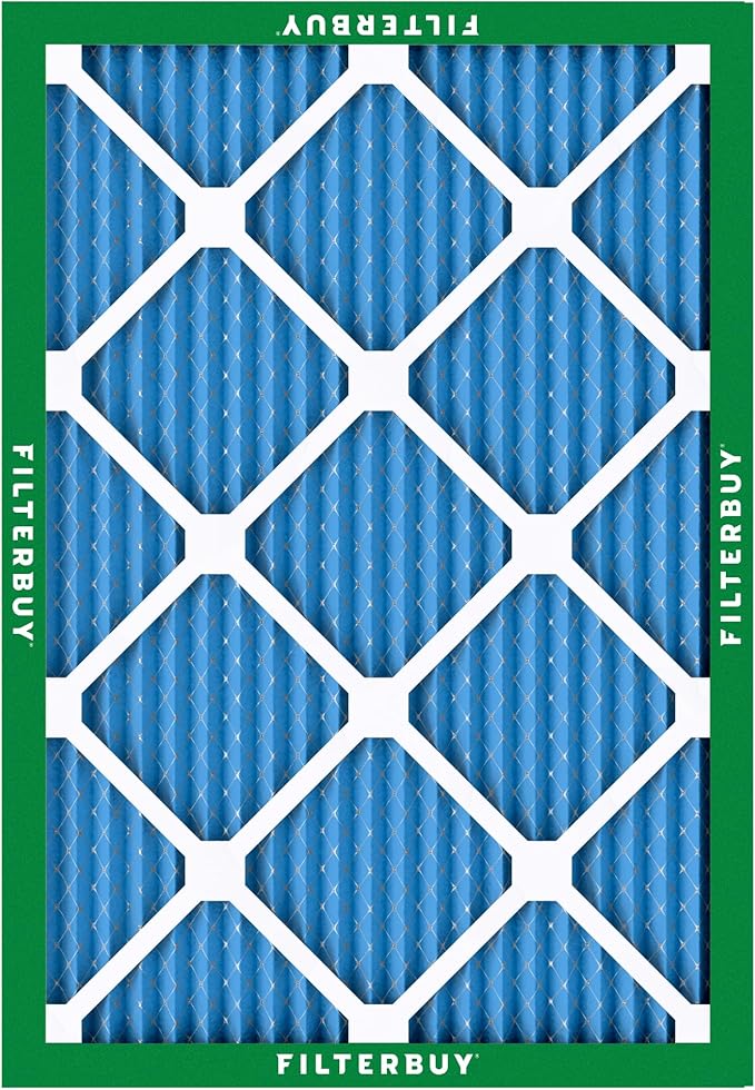Filterbuy 13x20x1 Air Filter MERV 13 (MPR 1900) Health Defense Replacement (4-Pack), Electrostatic Pleated HVAC AC Furnace Filters, Made in USA (Actual Size: 12.88 x 19.88 x 0.75)