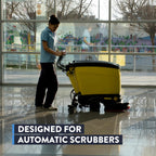 Scrubbles Low Foaming Automatic Floor Cleaner, Industrial Strength Concentrate - Deep Cleaning Solution for Concrete Floors, 2oz Per Gallon of Hot Water, 5 Gallons