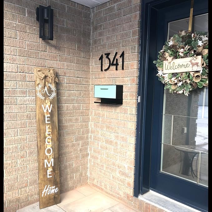 modbox USA Modern Wall Mounted Mailbox Custom Color Combination with Letter Tray - 12 Color Options