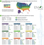 ANZZI Envo ANZZI Electric Tankless Water Heater 18 kW at 240 Volts, Small Enough to Install Anywhere - For kitchen faucet, bathroom faucet and shower (WH-AZ018-M3)