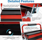 Mini Toolbox, Tool Box Organizer with Steel, Cantilever for Workshop, Garage, Warehouse