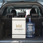 ATERET Rubber Bungee Cords with Hooks I 15 Inch, 23" Max Stretch I Heavy-Duty Black Tie Down Straps for Outdoor, Tarp Covers, Canvas Canopies, Motorcycle, and Cargo, Pack of 25