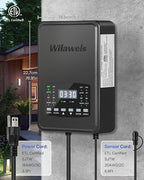 500W Low Voltage Landscape Transformer, 2 Zone Independent Control Landscape Lighting Transformer, 120VAC to 12/14V AC Low Voltage Transformer with Timer & Photocell Sensor ETL Listed D24LT06