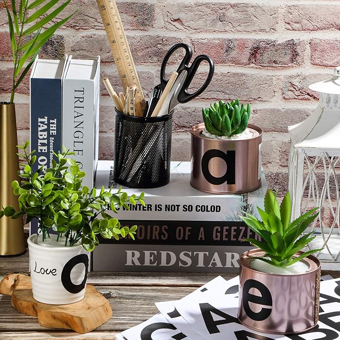 Outus 8 Sheets Vinyl Letter Stickers Self Adhesive Mailbox Numbers Alphabet Stickers Stick on Letters for Christmas Stockings Scrapbook Bulletin Board School Business(3 Inch,Black)