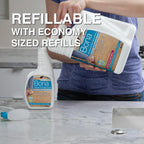 Bona PowerPlus Hardwood Floor Deep Cleaner Spray - 32 fl oz - Refillable - Oxygenated Formula and Residue-Free Floor Cleaning Solution - for Wood Floors