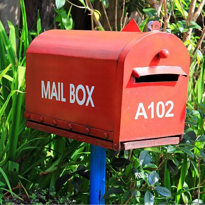 Outus 8 Sheets Vinyl Letter Stickers Self Adhesive Mailbox Numbers Alphabet Stickers Stick on Letters for Christmas Stockings Scrapbook Bulletin Board School Business(2 Inch,White)