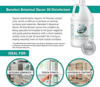 Benefect Botanical Decon 30 Disinfectant Cleaner - All Natural Formula for Effective Cleaning Power - Ideal for Restoration Jobs & Water Damage - 20476 - 1 Gallon