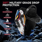 ARCCAPTAIN Auto Darkening Welding Helmet, 3.94"X3.66" Large Viewing Screen True Color Welding Hood with 4 Arc Sensor Solar Powered, Wide Shade 4-5/5-9/9-13 Welding Mask (Mobile Fighter)