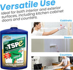 SURF PRO TSP e Organic Degreaser – Phosphate-Free, 500ml Concentrate Makes 6.6 Gal (25L) Solution – Biodegradable Cleaner for Walls, Trim, Siding – No Rinse, Paint Prep